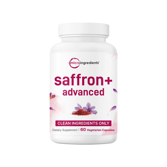 Azafrán - Saffron+ Advanced 7 en 1 – Ánimo, Calma y Bienestar | 60 cápsulas