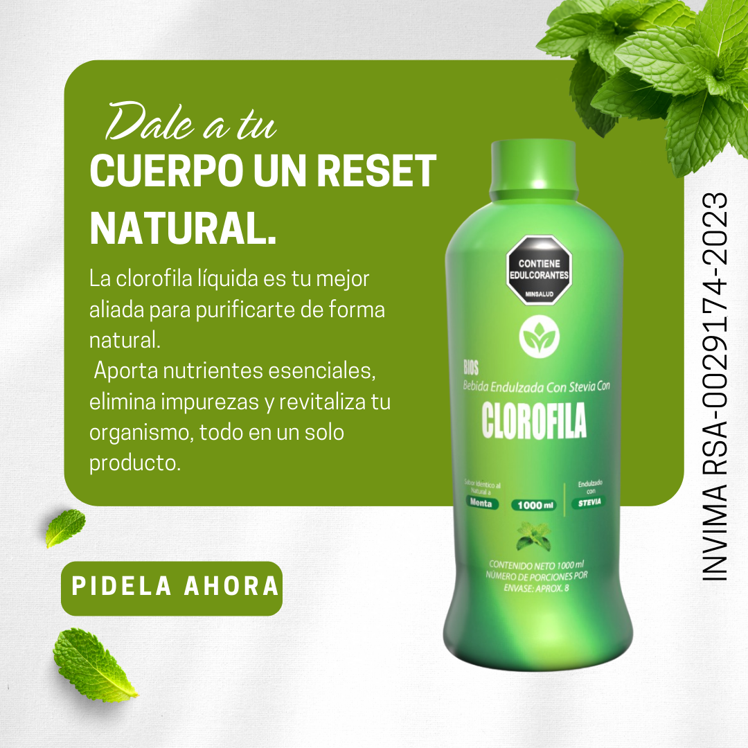 Clorofila Líquida - Complemento Natural