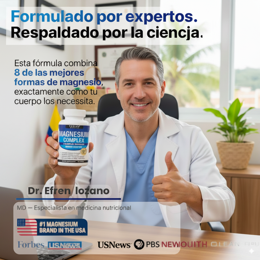 Magnesium Complex™ - Con los 8 magnesios que tu cuerpo necesita