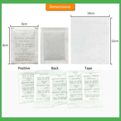 Caja x 10 Parches Kinoki  - Limpia Toxinas Mientras Duermes